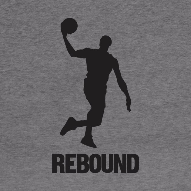 Rebound - Basketball Shirt by C&F Design